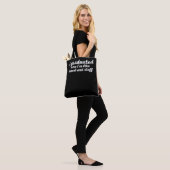 Funny College High School Afstuderen Gift Tote Bag (Op model)