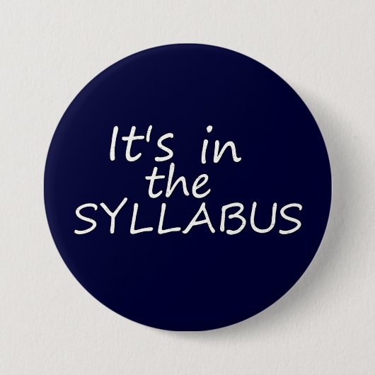 Funny College Professor Button (Voorkant)