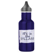Funny College Professor Water Bottle Waterfles (Links)