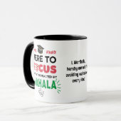 Funny College Student AFSTUDEERDER VIBES No Wahala Mok (Voorkant links)