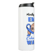Funny Colon Cancer Awareness Gifts Thermosbeker (Gedraaid links)