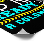 Funny Colonoscopy Joke Medical Humor Checkup  Poster (Hoek)