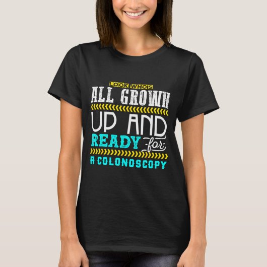 Funny Colonoscopy Joke Medical Humor Checkup T-shirt (Voorkant)