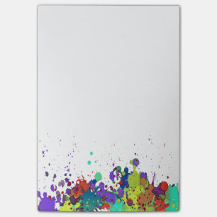 FUNNY COLOR SPLASH I + je achterdeur. en ideeën Post-it® Notes