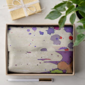 FUNNY COLOR SPLASH I + je achterdeur. en ideeën Tissuepapier (Geschenk)