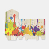 FUNNY COLOR SPLASH II + je achterdeur. en ideeën Bedankdoosjes (Uitgevouwen)