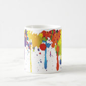 FUNNY COLOR SPLASH II + je achterdeur. en ideeën Koffiemok (Center)