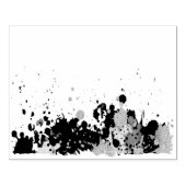 FUNNY COLOR SPLASHes I + je backgr. en ideeën Rubberstempel (Afrduk)