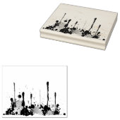 FUNNY COLOR SPLASHes II + uw backgr. en ideeën Rubberstempel (Gestempeld)