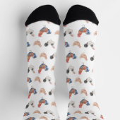 Funny Colorful Chicken Hen Sokken (Top)