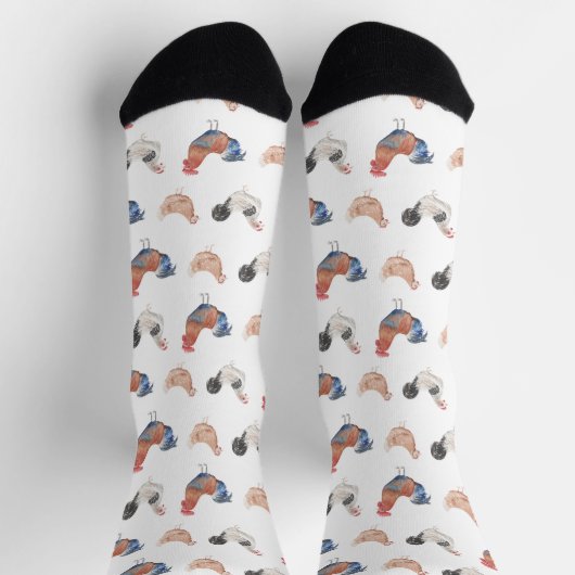Funny Colorful Chicken Hen Sokken (Top)