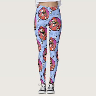 FUNNY COLORFUL DISCO SUSHI GRAFISCHE LEGGINGS