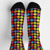 Funny Colorful Faces Socks Sokken (Top)