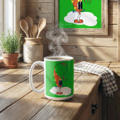 Funny, Colorful, Quirky, Cartoon Character Koffiemok