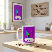 Funny, Colorful, Quirky, Cartoon Character Koffiemok