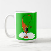 Funny, Colorful, Quirky, Cartoon Character Koffiemok (Links)