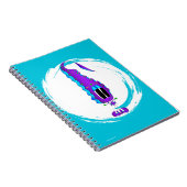 Funny, Colorful, Quirky, Cartoon Character Notitieboek (Rechterzijde)