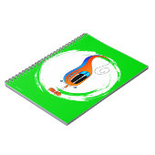 Funny, Colorful, Quirky, Cartoon Character Notitieboek (Linkerzijde)