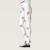 Funny Colorful Small Macaroons French Pastry Leggings (Links)