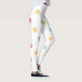 Funny Colorful Small Macaroons French Pastry Leggings (Rechts)