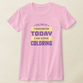 Funny Coloring Fan T-shirt