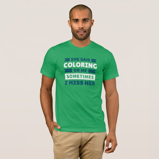Funny Coloring T-Shirt (Voorkant volledig)