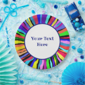 Funny Colors Papieren Bordje (Feest)