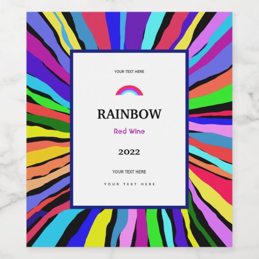 Funny Colors Wijn Etiket (Enkel label)