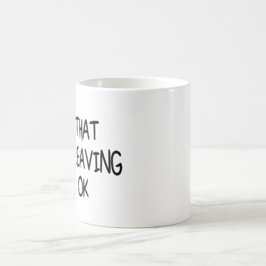 Funny CoMedewerker die Farewell verliest Vaarwel Koffiemok (Center)