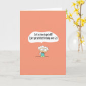 Funny Comic Birthday Greeting Card - 114 Kaart (Gele Bloem)
