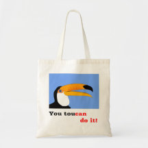 Funny comic cartoon Toucan-vogelgrap-voering