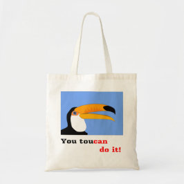 Funny comic cartoon Toucan-vogelgrap-voering Tote Bag