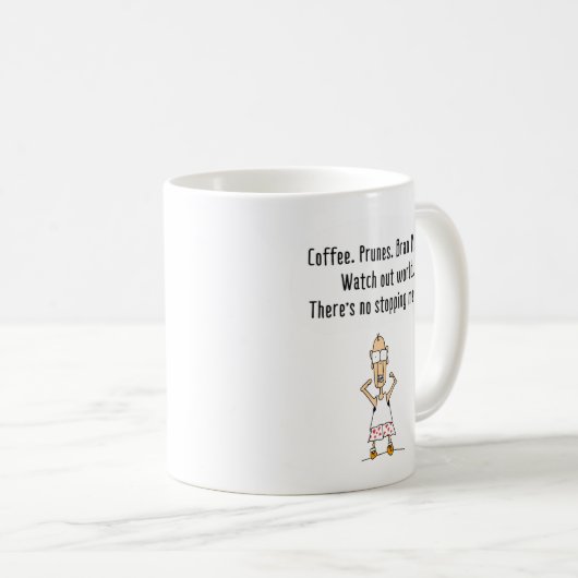 Funny Comic Classic Mok, 11 oz Coffee Mok (Voorkant rechts)