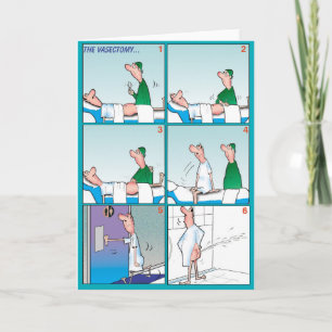 Funny comic strip kaart