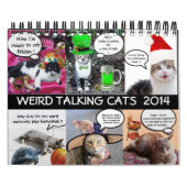 FUNNY COMIC STRIPS VAN WEIRD TALKING CATS 2014 KALENDER (Hoes)