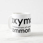 Funny Common Sense Coffee Cup Mok (Voorkant links)