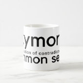 Funny Common Sense Coffee Cup Mok (Center)