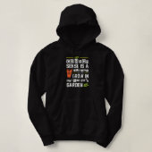 Funny Common Sense Is A Flower That Doesn't Grow Hoodie (Design voorkant)