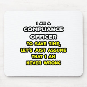 Funny Compliance Officer T-Shirts Muismat