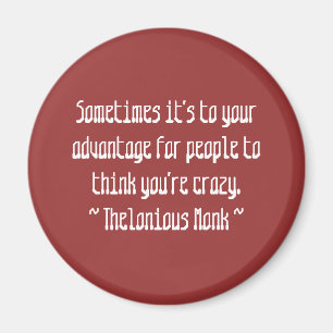 Funny Composer Quotes - Monk Magneet