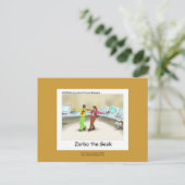 Funny Computer Geek Cartoon Handmatig ontworpen Sc Briefkaart (Staand voorkant)