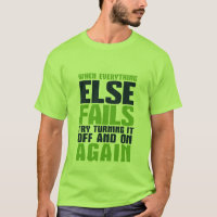 Funny Computer Geek en Nerd Humor T-shirt