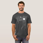 Funny Computer Geek Nerd Cool Computer Core Core C T-shirt (Voorkant volledig)