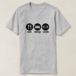Funny Computer Programmer Eat Sleep Code T-Shirt
