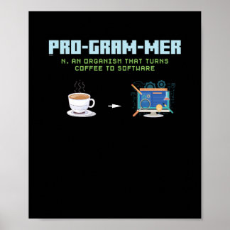 Funny Computer Programmer Poster