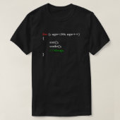 Funny Computer Science Code Eat Code Sleep T-shirt (Design voorkant)
