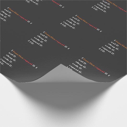 Funny Computer Science Coder Programmer Cadeaupapier (Hoek)