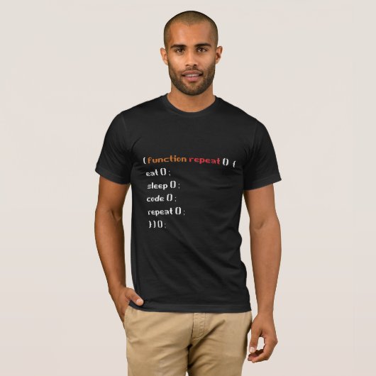 Funny Computer Science Coder Programmer T-shirt (Voorkant volledig)