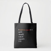 Funny Computer Science Coder Programmer Tote Bag (Voorkant)