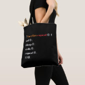 Funny Computer Science Coder Programmer Tote Bag (Dichtbij)